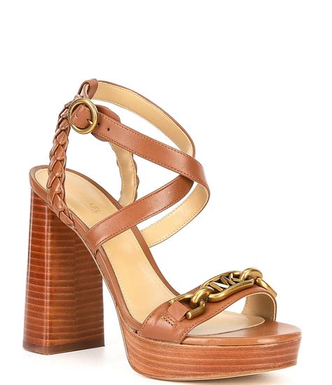 michael kors platform sandals dillards